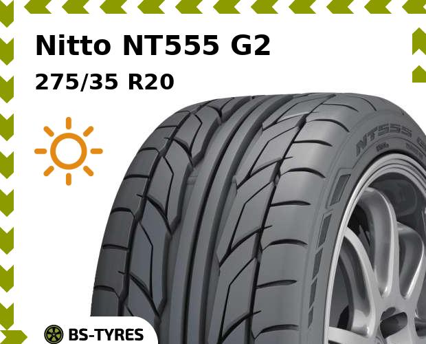 

Летние шины Nitto, NT555 G2 275/35 R20 102Y