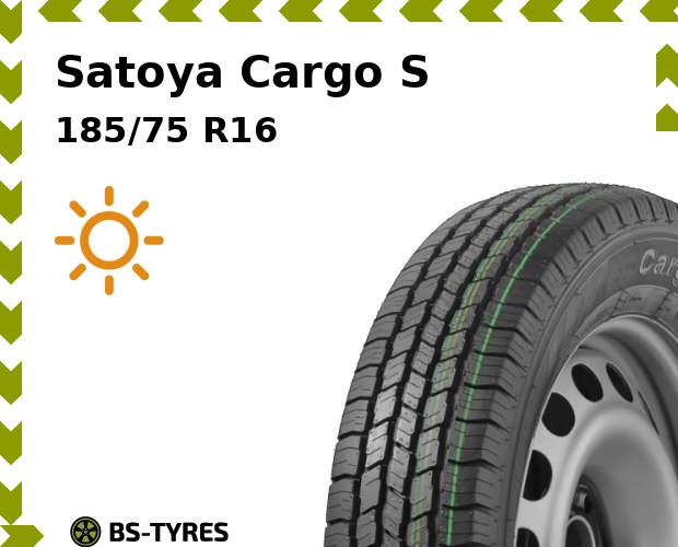 

Летние шины Satoya, Cargo S 185/75 R16C 104/102R