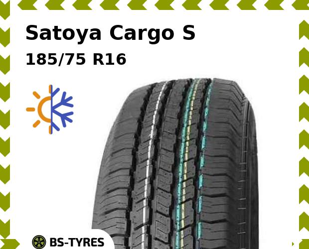 

Всесезонные шины Satoya, Cargo S 185/75 R16C 104/102R