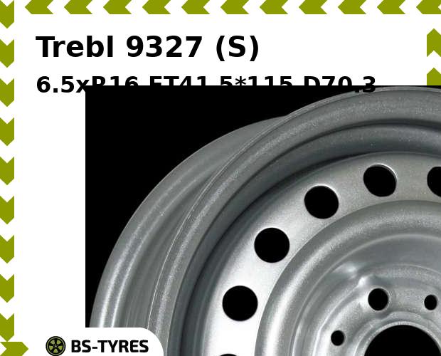 

Колесный диск Trebl, 9327 (S) 6.5xR16 ET41 5*115 D70.3