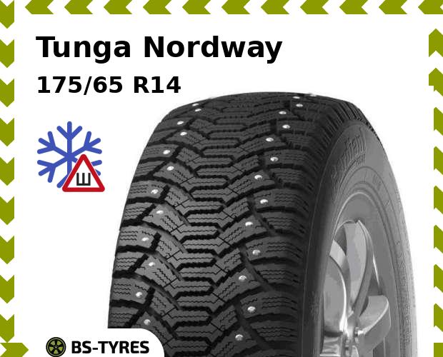 

Зимние шины Tunga, Nordway 175/65 R14 82Q