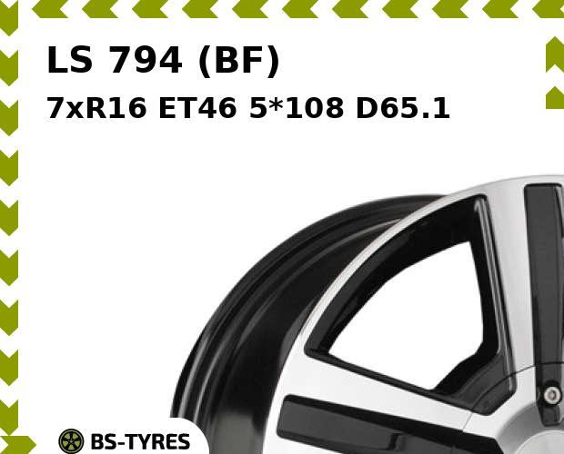 

Колесный диск LS, 794 (BF) 7xR16 ET46 5*108 D65.1