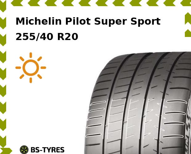 

Летние шины Michelin, Pilot Super Sport 255/40 R20 101Y
