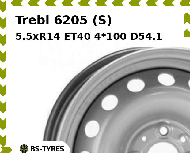

Колесный диск Trebl, 6205 (S) 5.5xR14 ET40 4*100 D54.1
