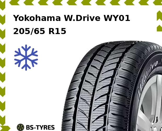 

Зимние шины Yokohama, W.Drive WY01 205/65 R15C 102/100T