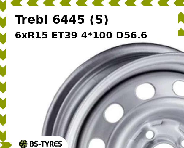 

Колесный диск Trebl, 6445 (S) 6xR15 ET39 4*100 D56.6