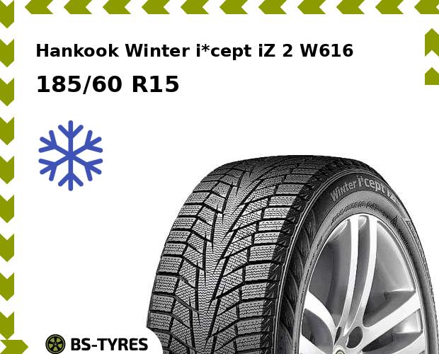 

Зимние шины Hankook, Winter i*Cept iZ 2 W616 185/60 R15 88T