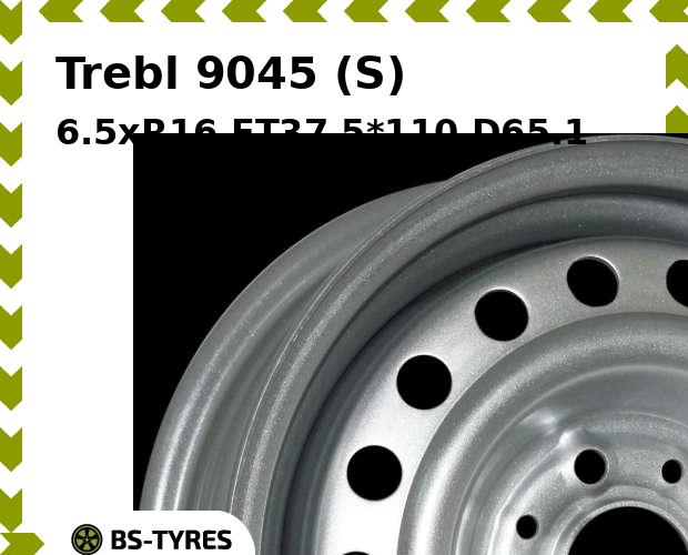 

Колесный диск Trebl, 9045 (S) 6.5xR16 ET37 5*110 D65.1