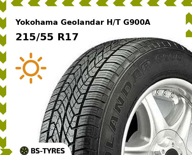 

Летние шины Yokohama, Geolandar H/T G900A 215/55 R17 94V