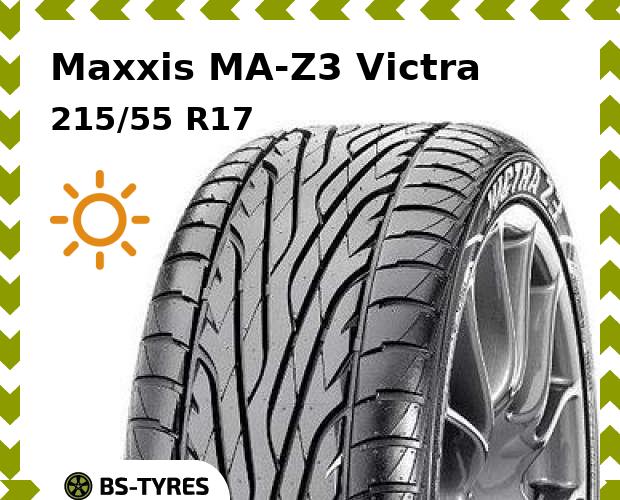 

Летние шины Maxxis, MA-Z3 Victra 215/55 R17 98W