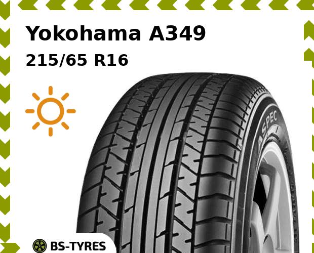 

Летние шины Yokohama, A349 215/65 R16 98H