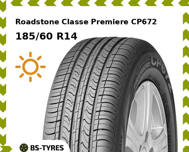 

Летние шины Roadstone, Classe Premiere CP672 185/60 R14 82H