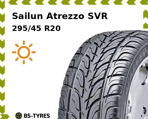 

Летние шины Sailun, Atrezzo SVR 295/45 R20 114V
