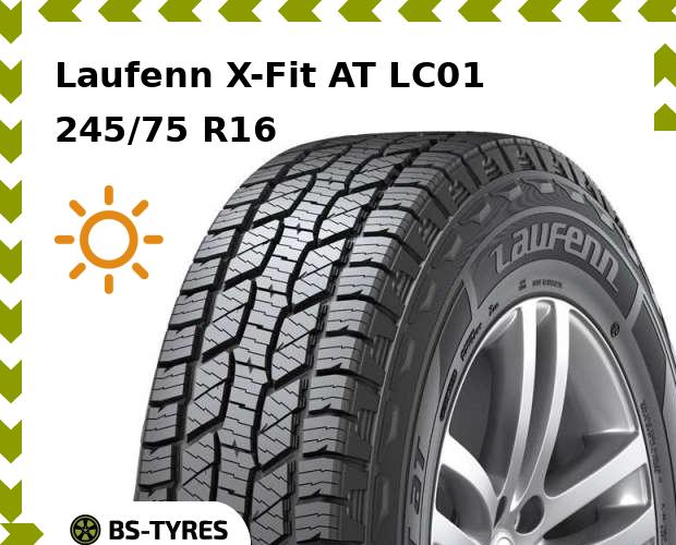 

Летние шины Laufenn, X-Fit AT LC01 245/75 R16 111T