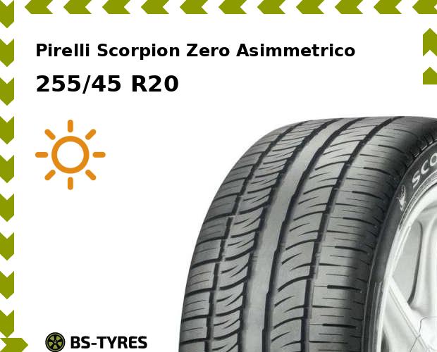 

Летние шины Pirelli, Scorpion Zero Asimmetrico 255/45 R20 105V