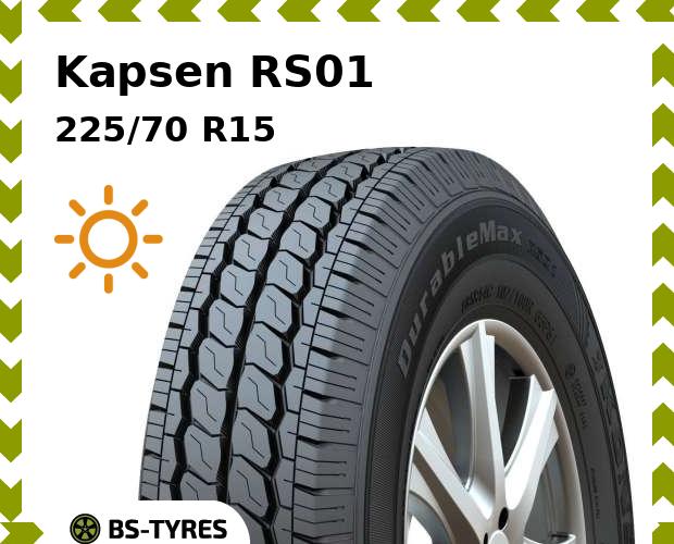 

Летние шины Kapsen, RS01 225/70 R15C 112/110T