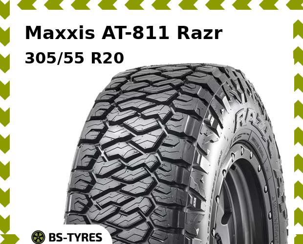 

Летние шины Maxxis, AT-811 Razr 305/55 R20C 121/118S