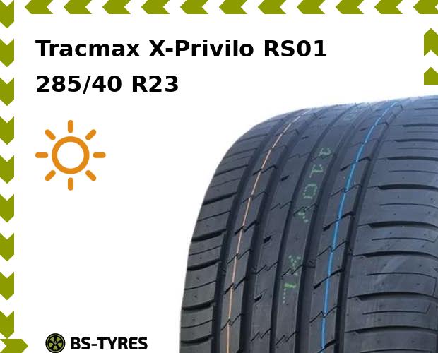 

Летние шины Tracmax, X-Privilo RS01 285/40 R23 111Y