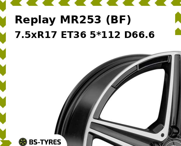 

Колесный диск Replay, MR253 (BF) 7.5xR17 ET36 5*112 D66.6