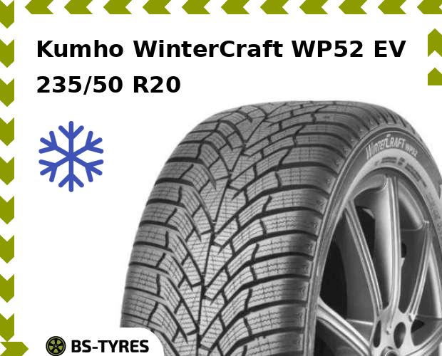 

Зимние шины Kumho, WinterCraft WP52 EV 235/50 R20 104V