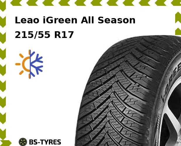 

Всесезонные шины Leao, iGreen All Season 215/55 R17 98V