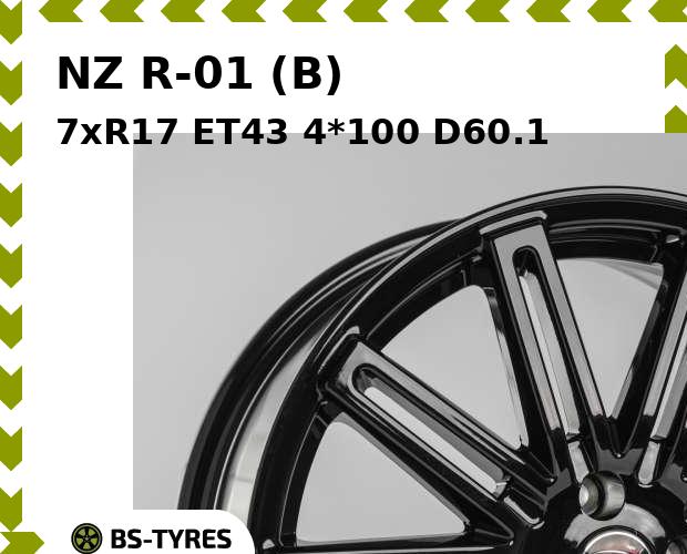 

Колесный диск NZ, R-01 (B) 7xR17 ET43 4*100 D60.1