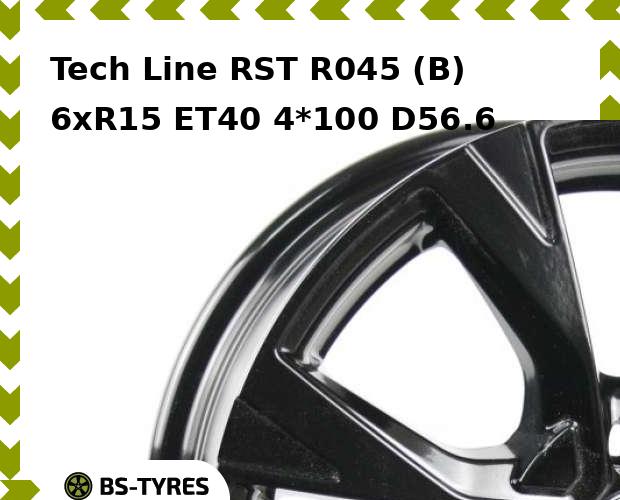 

Колесный диск Tech Line, Tech-line RST R045 (B) 6.0xR15 ET40 4*100 D56.6