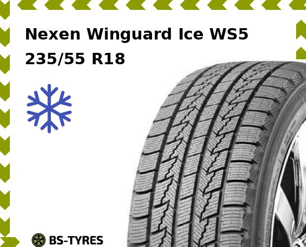 

Зимние шины Nexen, Winguard Ice WS5 SUV 235/55 R18 100Q