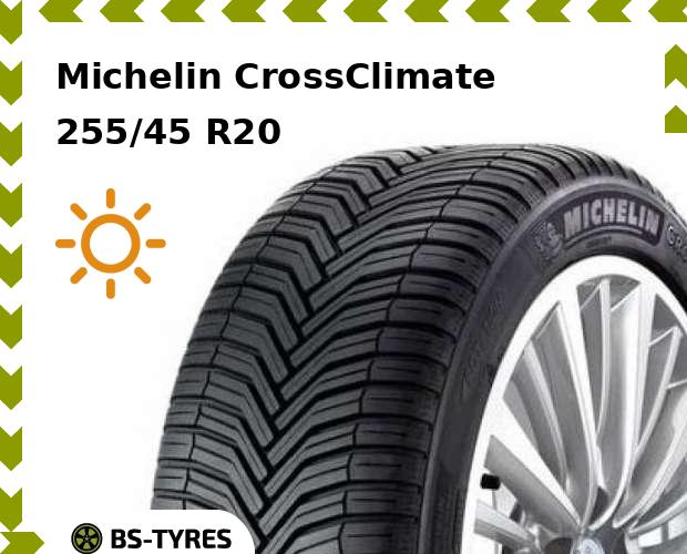 

Летние шины Michelin, CrossClimate 255/45 R20 105W