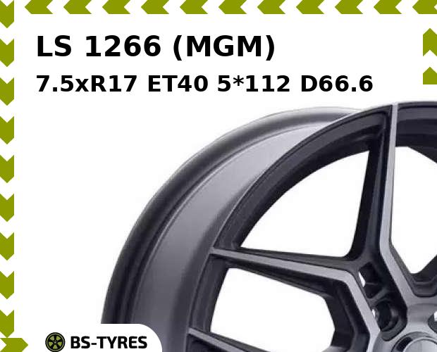 

Колесный диск LS, 1266 (MGM) 7.5xR17 ET40 5*112 D66.6