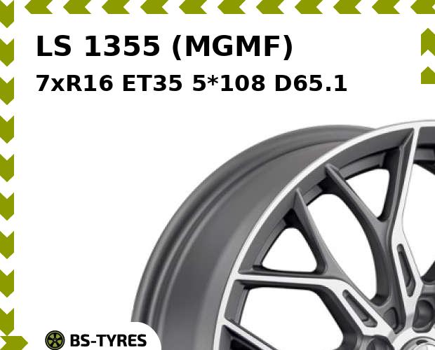 

Колесный диск LS, 1355 (MGMF) 7xR16 ET35 5*108 D65.1