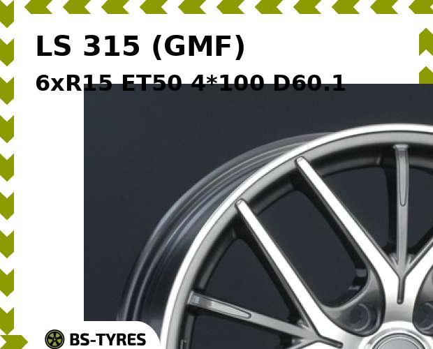 

Колесный диск LS, 315 (GMF) 6xR15 ET50 4*100 D60.1