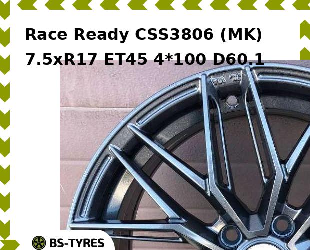 

Колесный диск Race Ready, CSS3806 (MK) 7.5xR17 ET45 4*100 D60.1