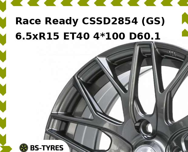 

Колесный диск Race Ready, CSSD2854 (GS) 6.5xR15 ET40 4*100 D60.1