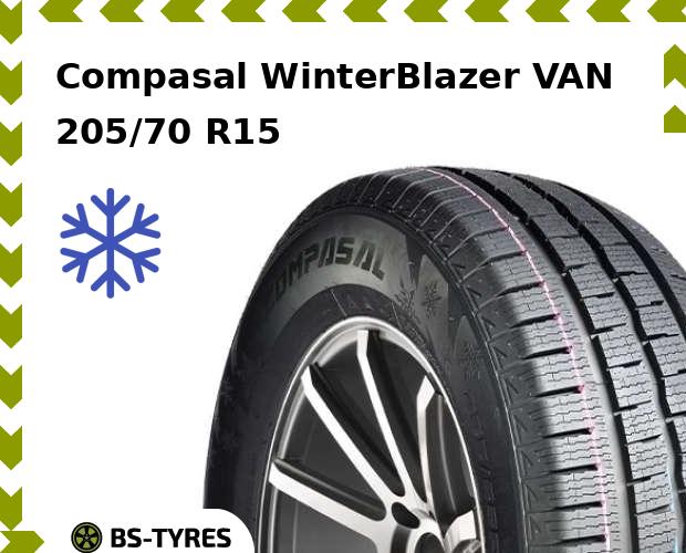 

Зимние шины Compasal, WinterBlazer VAN 205/70 R15C 106/104R