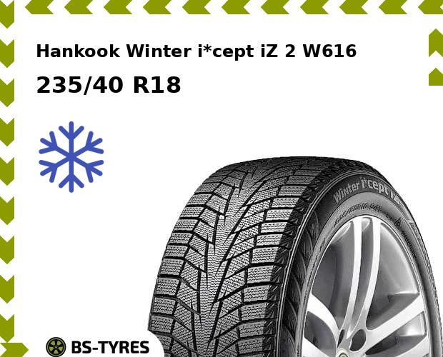 

Зимние шины Hankook, Winter i*Cept iZ 2 W616 235/40 R18 95T