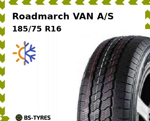 

Всесезонные шины Roadmarch, VAN A/S 185/75 R16C 104/102R