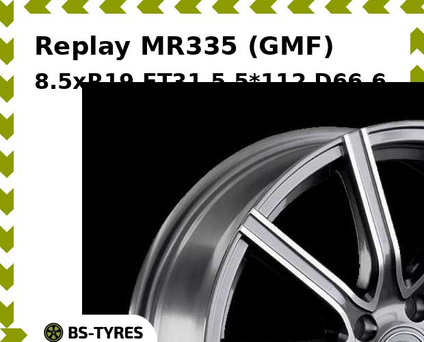 

Колесный диск Replay, MR274 (GMF) 8xR18 ET37.5 5*112 D66.6