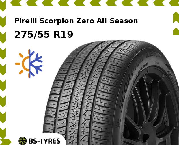 

Всесезонные шины Pirelli, Scorpion Zero All-Season SUV 275/55 R19 111V