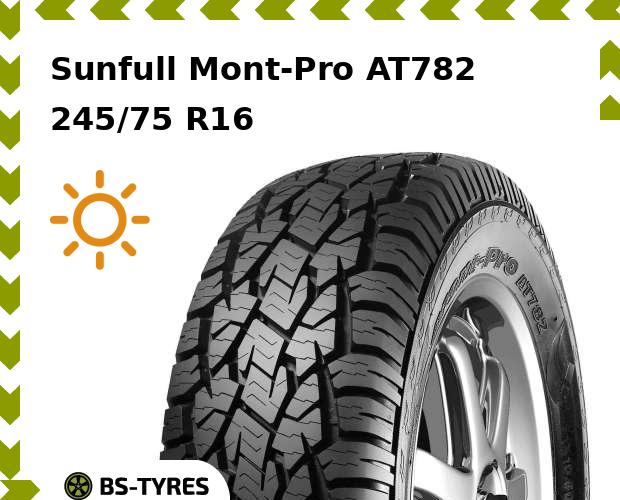 

Летние шины Sunfull, Mont-Pro AT782 245/75 R16 111S
