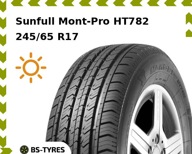 

Летние шины Sunfull, Mont-Pro HT782 245/65 R17 111H
