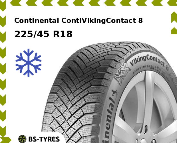 

Зимние шины Continental, ContiVikingContact 8 225/45 R18 95T