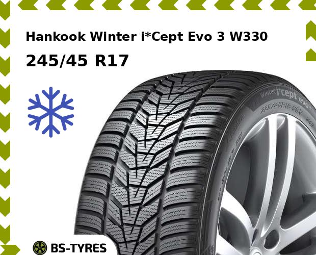 

Зимние шины Hankook, Winter i*Cept Evo 3 W330 245/45 R17 99V