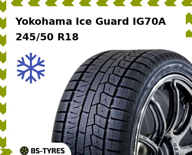 

Зимние шины Yokohama, Ice Guard IG70A 245/50 R18 104Q