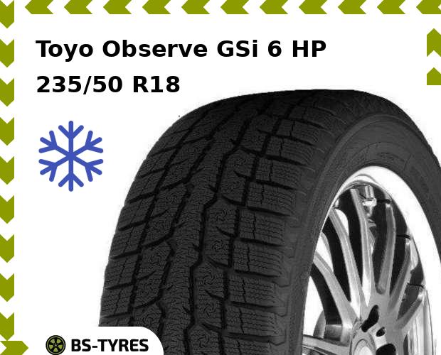 

Зимние шины Toyo, Observe GSi 6 HP 235/50 R18 97H