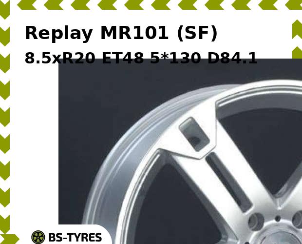 

Колесный диск Replay, MR101 (SF) 8.5xR20 ET48 5*130 D84.1