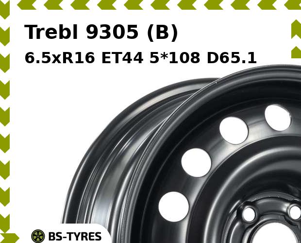 

Колесный диск Trebl, 9305 (B) 6.5xR16 ET44 5*108 D65.1