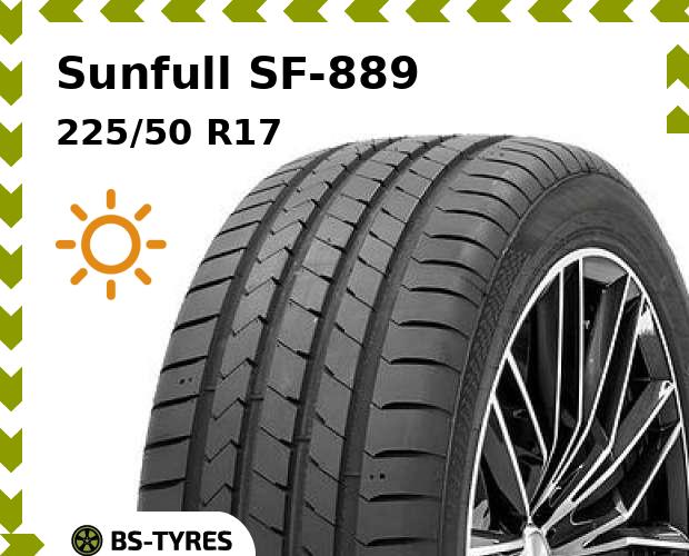 

Летние шины Sunfull, SF-889 225/50 R17 98W