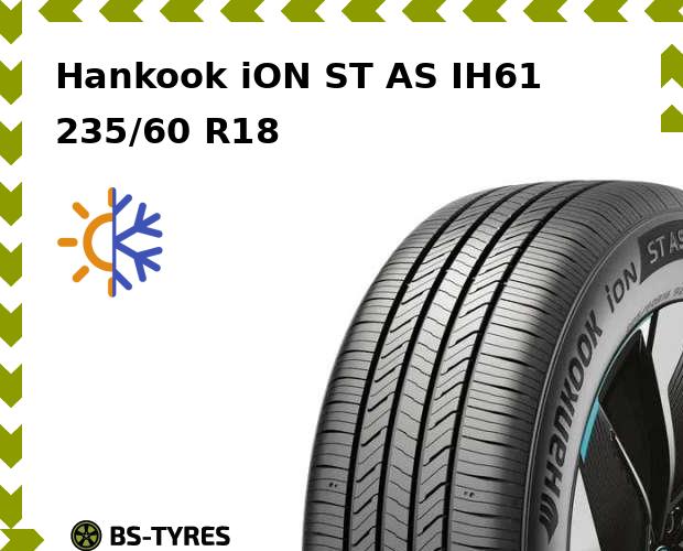 

Всесезонные шины Hankook, iON ST AS IH61 SUV 235/60 R18 103V