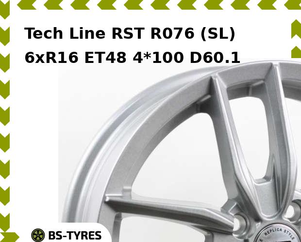 

Колесный диск Tech-line, RST R076 (SL) 6xR16 ET48 4*100 D60.1